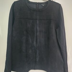 Ann Taylor Classic Black Long Sleeve Top